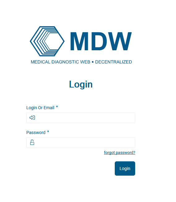 Login to prod.mdw.io